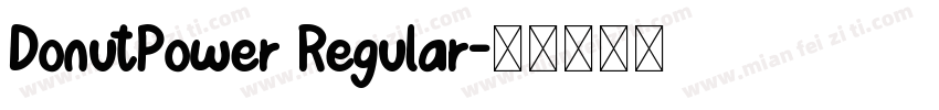 DonutPower Regular字体转换